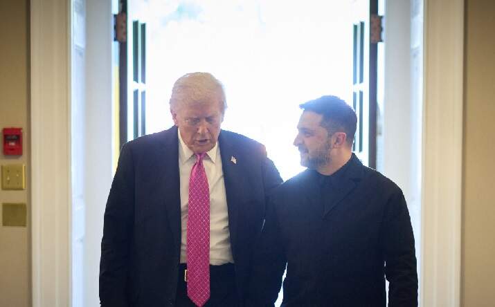 Negociações de paz abordadas por Zelensky e Trump em reunião na Ucrânia