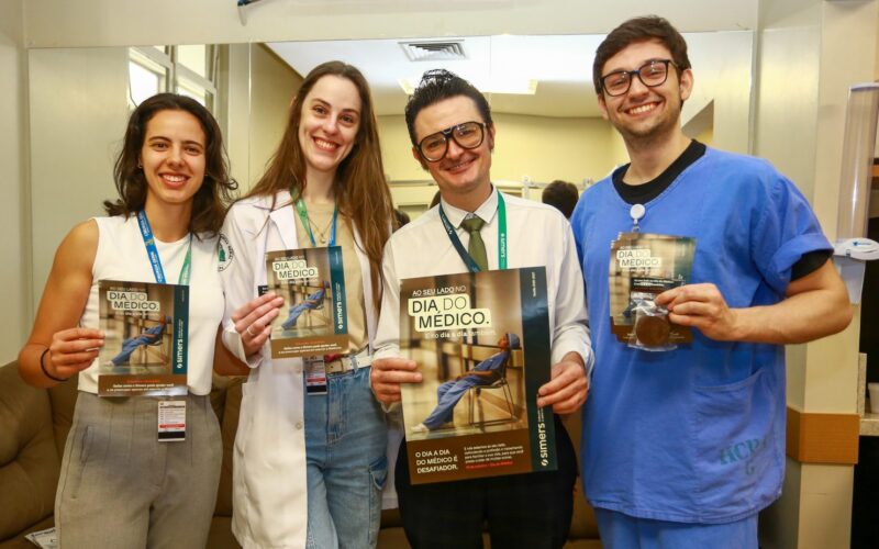 Simers promove ações para homenagear médicos e valorizar sua atuação em meio à crise na saúde pública