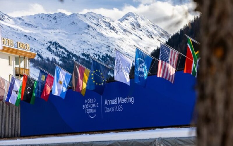Cúpula de líderes empresariais prevista para acontecer em Davos, no encontro do Fórum Econômico Global.