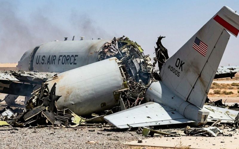 Aeronave de vigilância dos EUA, no valor de 270 milhões de dólares, é abatida durante ataque do Irã na Arábia Saudita.